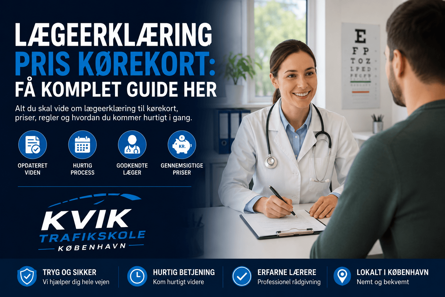 Lægeerklæring pris kørekort: Få komplet guide her